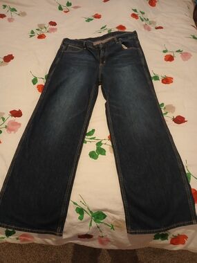 GAP Dark Blue Womans Vintage Flare Jeans with High Rise
